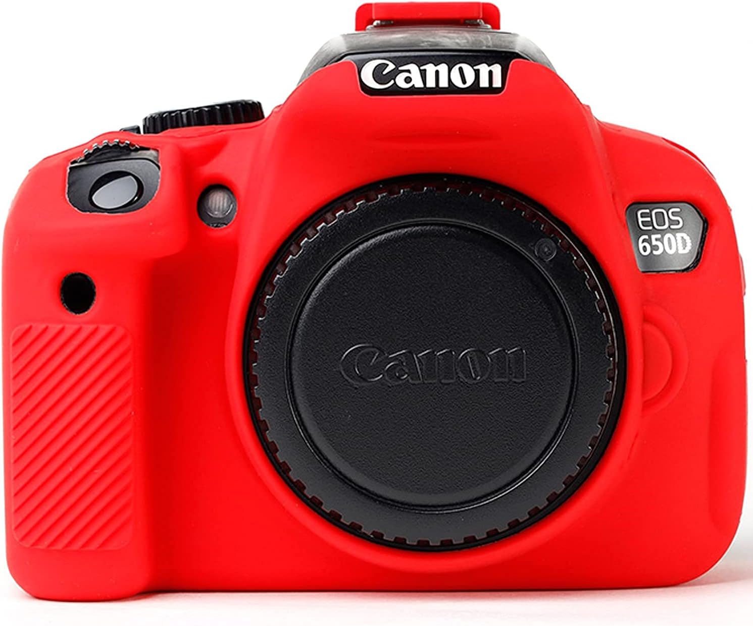 Professional Secure Silicone Camera Cover Housing Rubber Protective Body Skin Bag for Canon EOS 600D 650D 700D DSLR Camera Case (Red)
