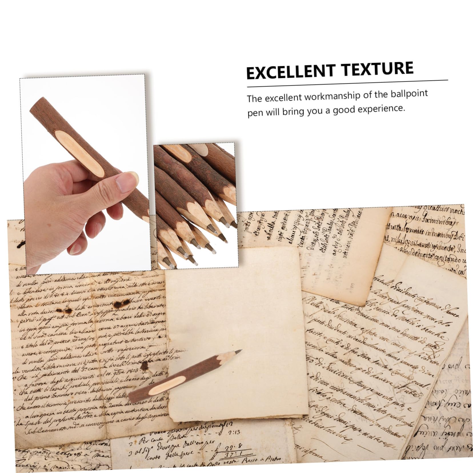 32 Pièces Stylo à Bille Brindille Stylos à Pointe Fine Stylo Brindille Rustique Stylos à Encre De Bureau Joli Stylo à Bille Stylo Plume Écriture Pratique Stylo De Branche En Bois