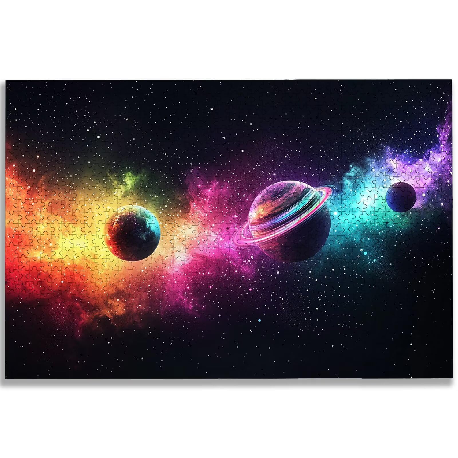 Puzzle 1500 Piezas, Puzzle Paisaje con Caja para Adultos, DIY Vistoso Rompecabezas Madera para Adultos, 1500 Piezas Rompecabezas Desafiante, para Decoracion Hogar, Regalo Mujer, Regalo Hombres, -2290