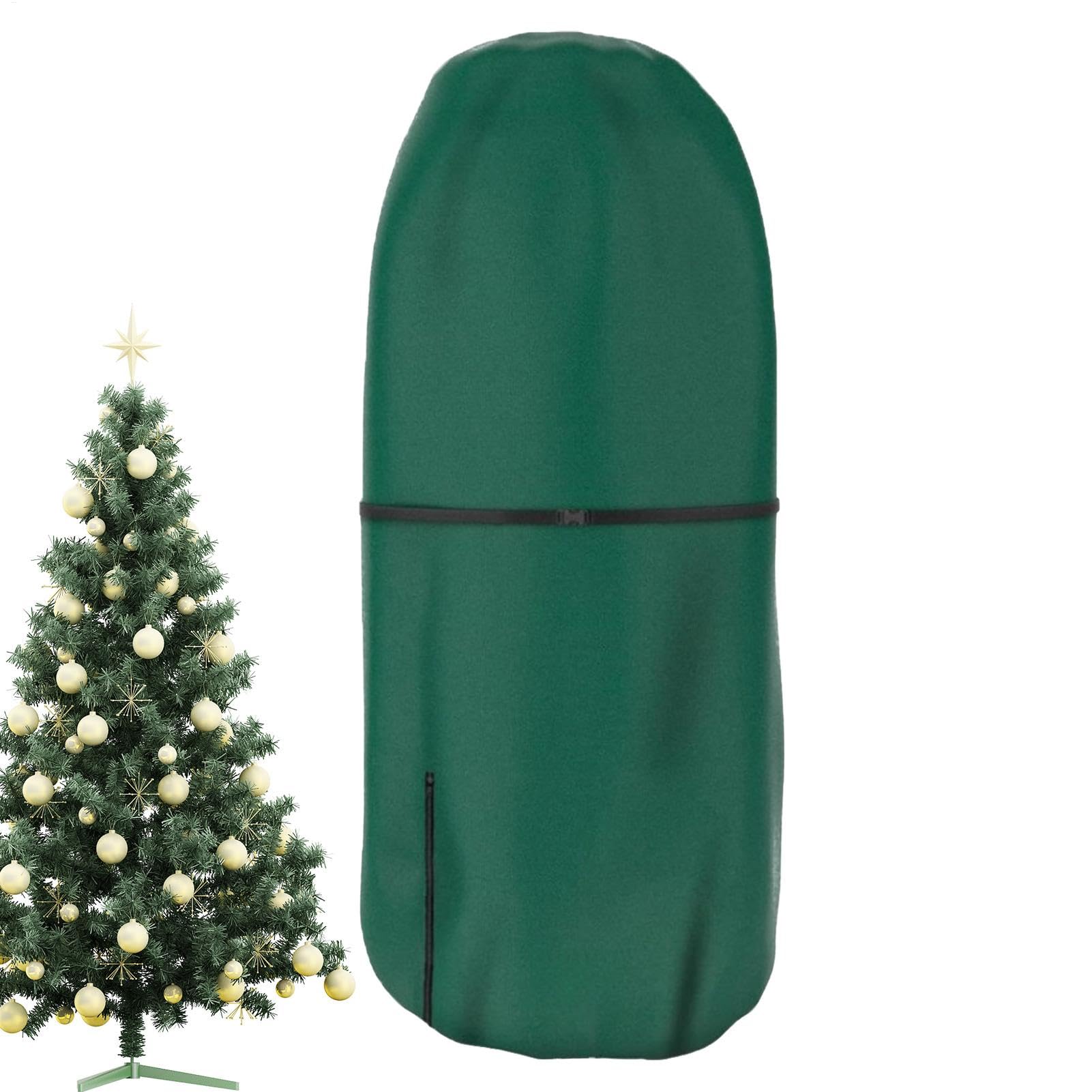 Housse de rangement pour sapin de Noël debout pour un garage bien ordonné