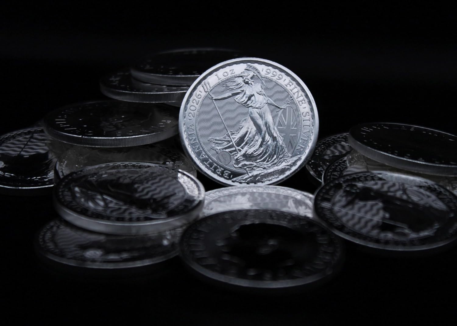 2026-1 oz British Silver Britannia Coin Brilliant Uncirculated with Certificate of Authenticity £2 Seller BU