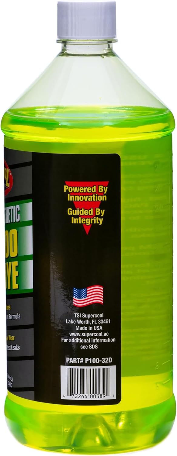 TSI Supercool P100-32D-6CP PAG 100 + UV Dye 32oz 6-Pack