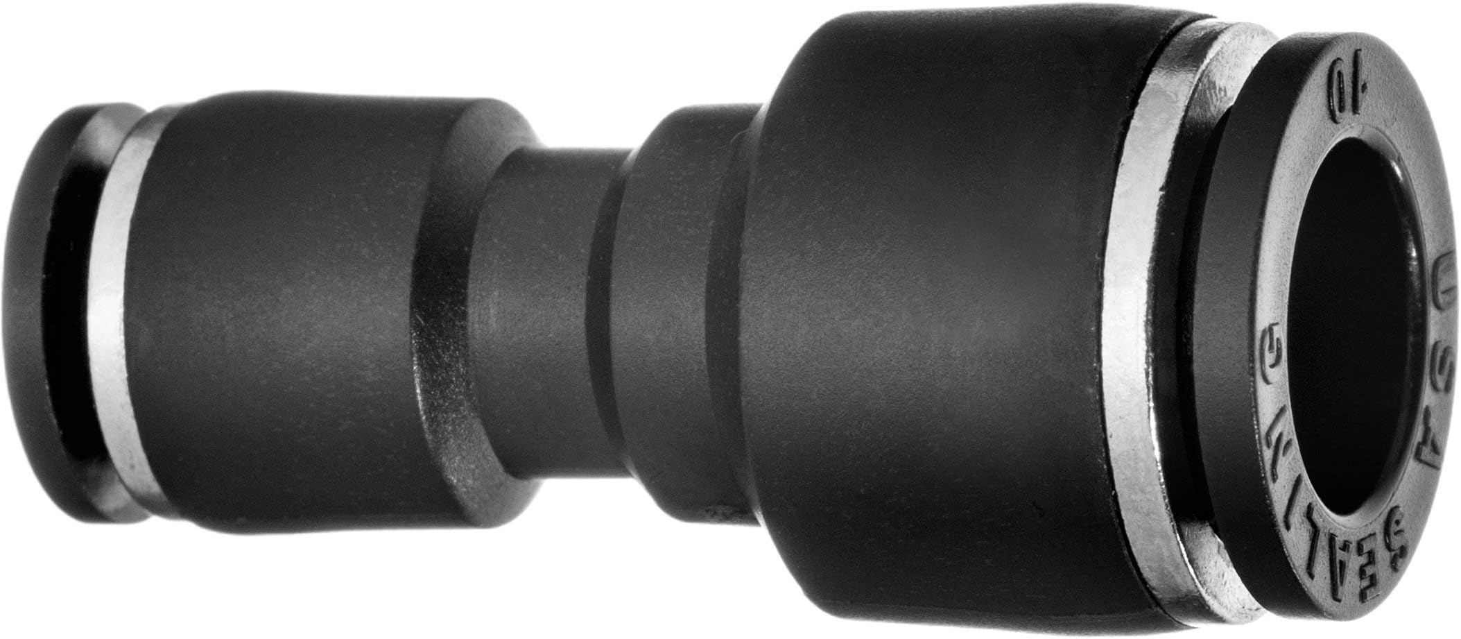 USA SEALING ZUSA-TF-PTC-144 Nylon Push to Connect Tube Fittings Reducing Union: 3/8" Tube 1/4" Tube