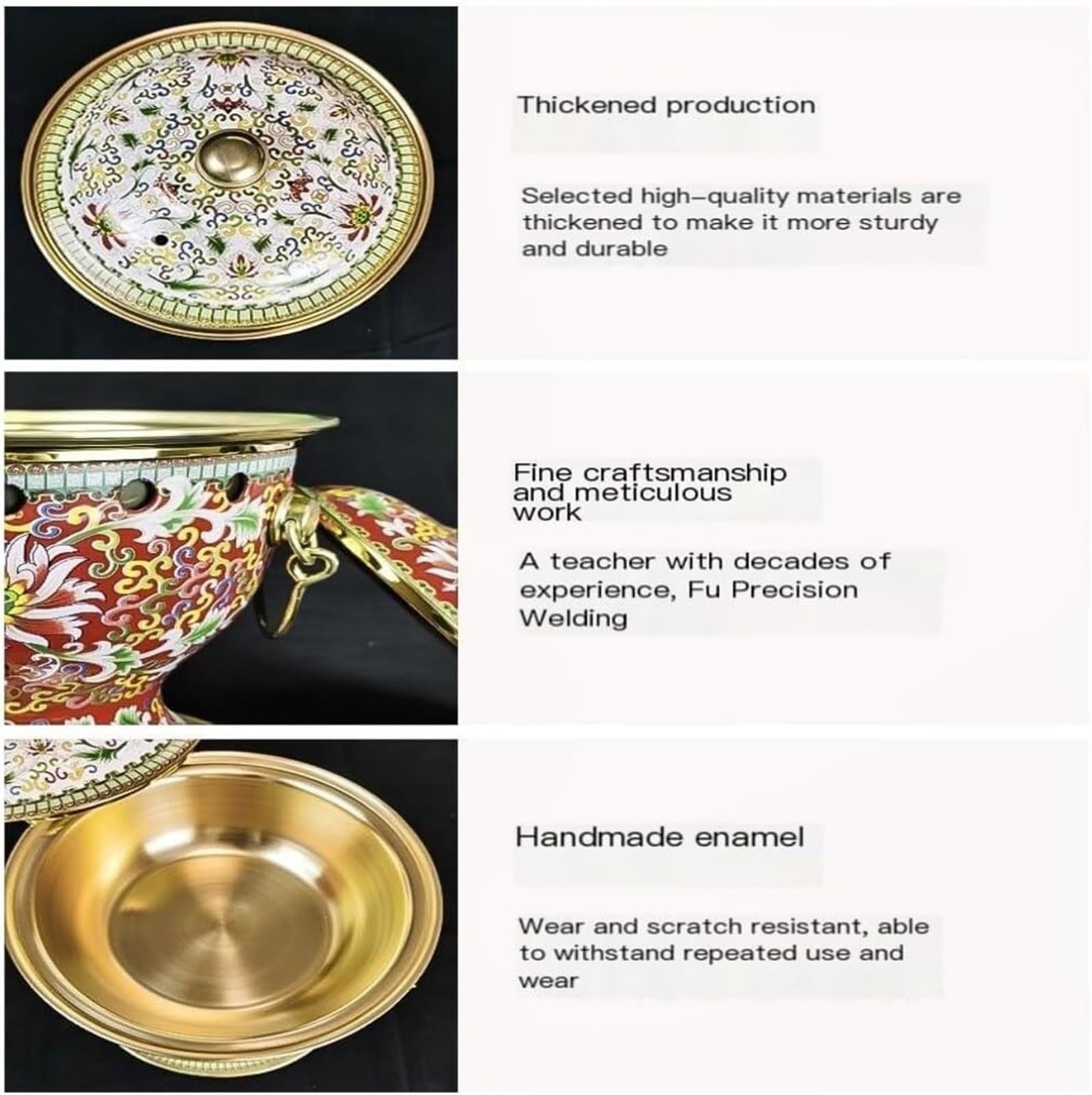 Hotpot do gotowania gorący garnek trwały emaliowany pojedynczy gorący garnek pulpit gorący garnek domowy kocioł do tarcia naczynie garnek do gotowania przybory kuchenne