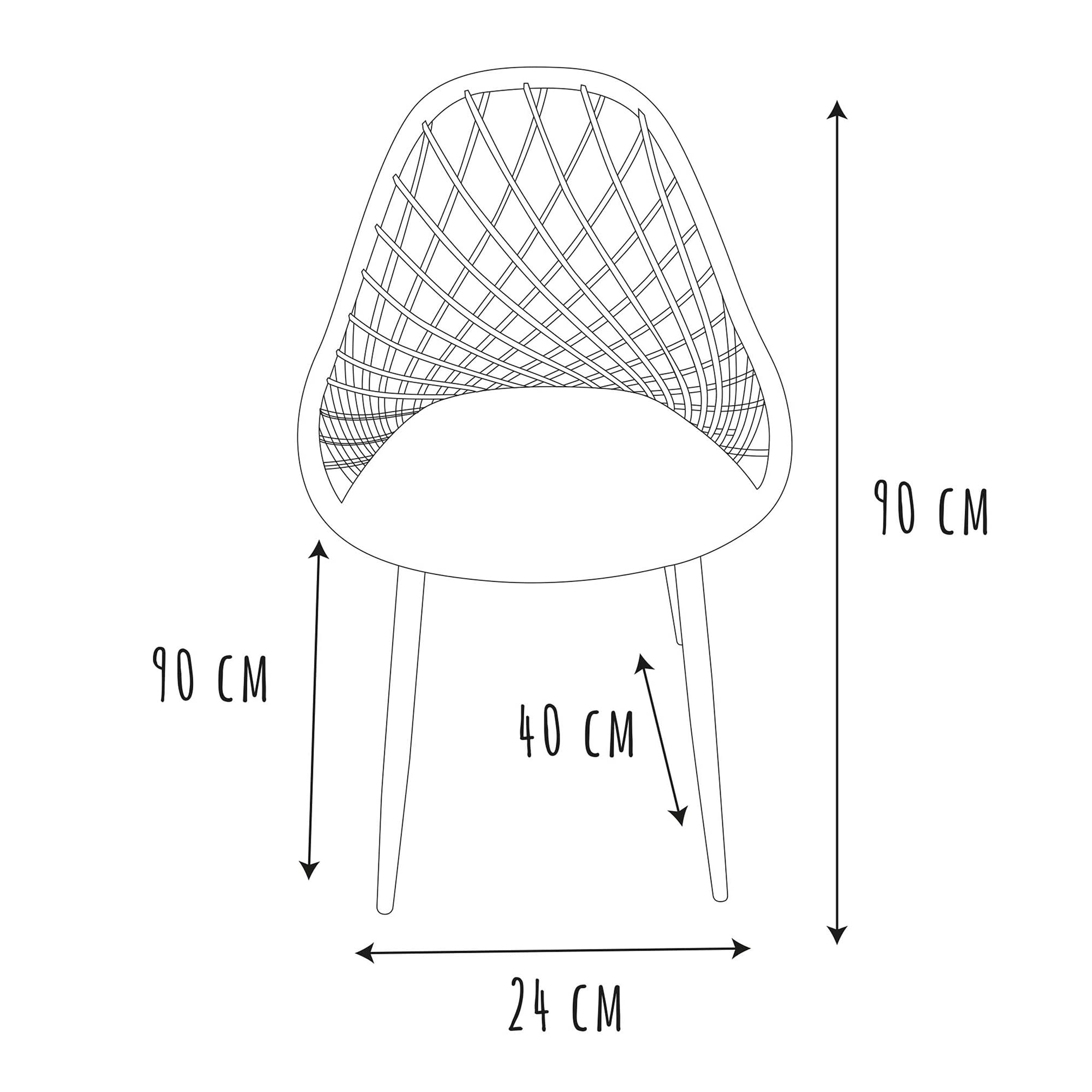 HOME DECO FACTORY Passiersieb Küchensieb aus Edelstahl 20 cm Silber