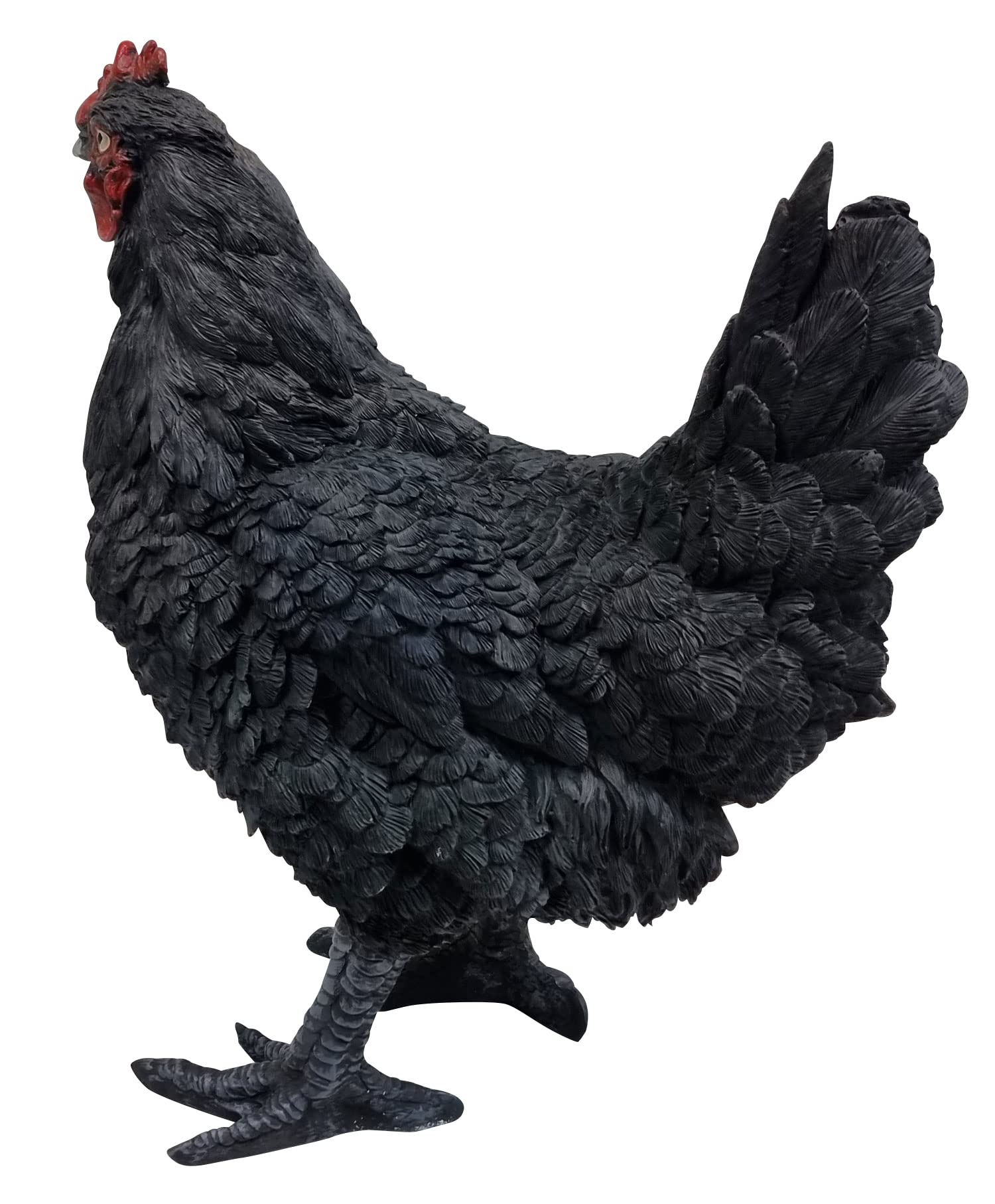 Dekofigur Henne Huhn Gisela lebensechte Gartenfigur Tierfigur Gartendeko stehend