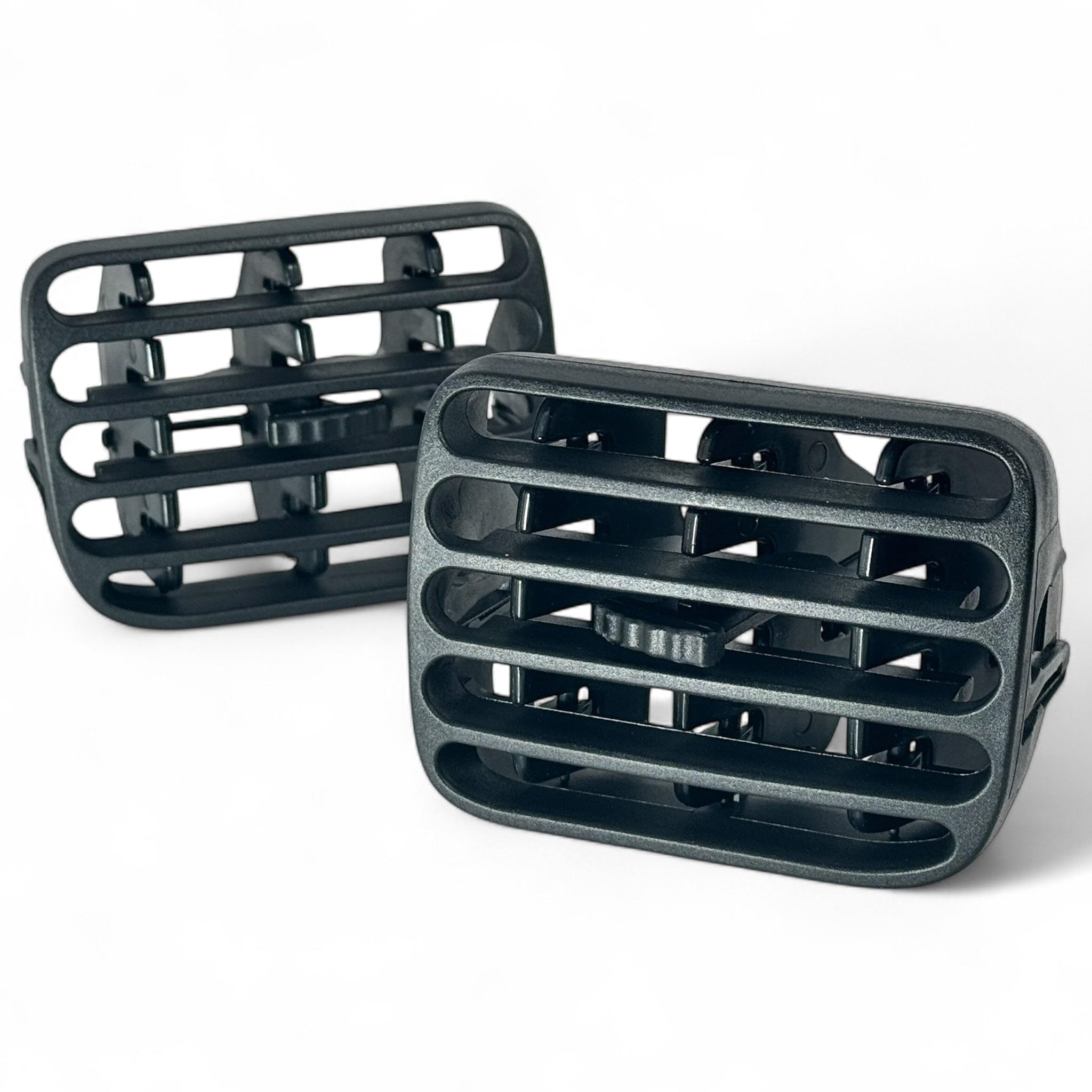Set di 2 griglie di ventilazione anteriore centrale sinistra e destra per cruscotto compatibili con Renault Clio II e Thalia I OEM: 7702258279 7702258280