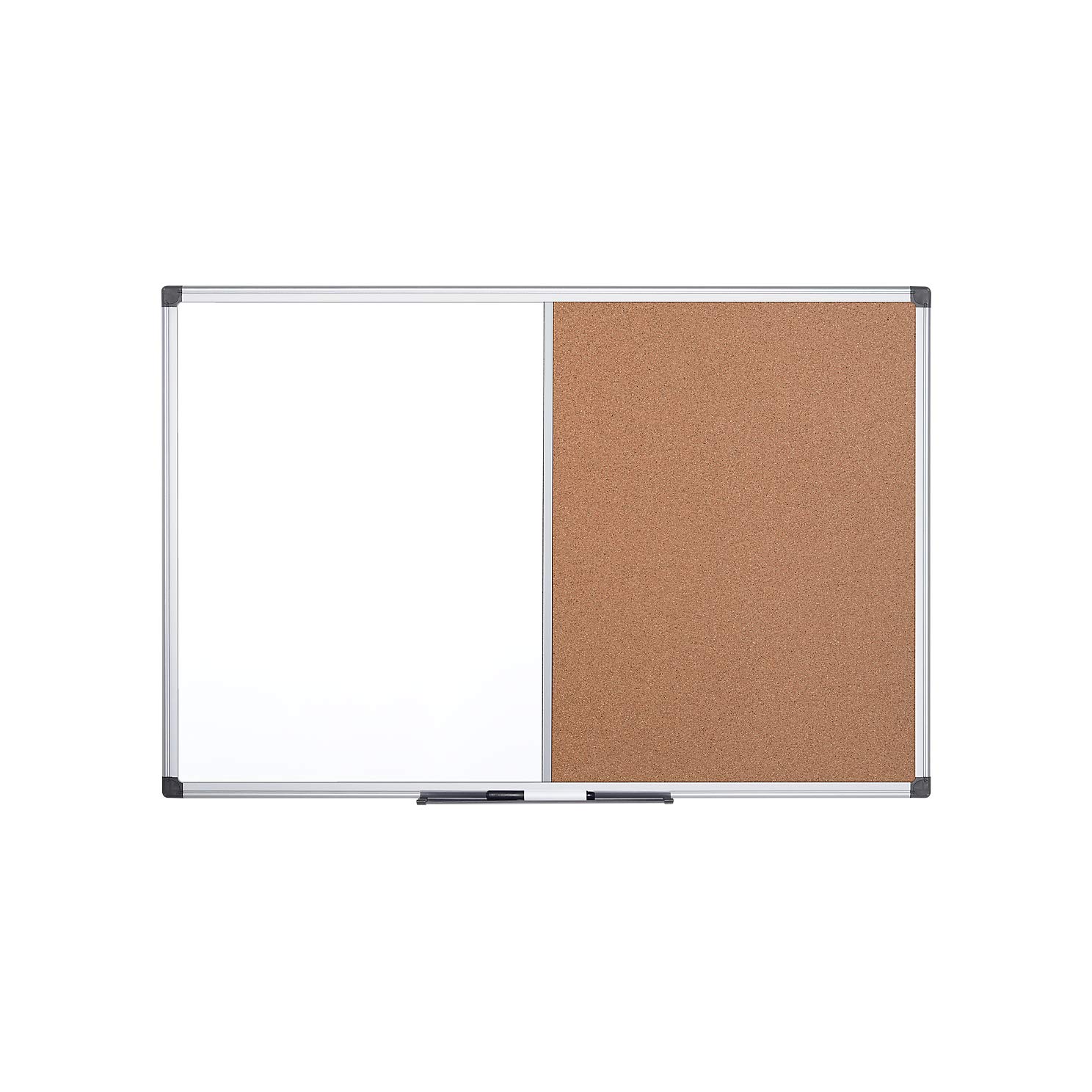 Bi-Office Maya Grijs Viltbord Met Aluminium Omlijsting, 240x120 cm