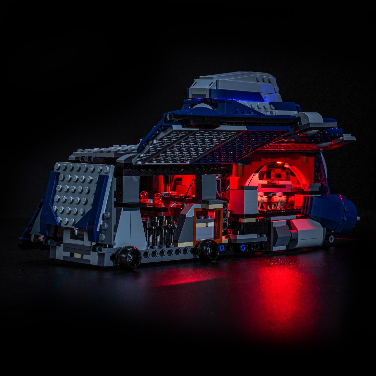 LocoLee Led Light Set Compatible with Lego 75435 Battle of Felucia Separatist MTT Led Decoration Lighting Kit Compatible with Lego 75435 Building Blocks Model,Only Lights Set,No Model