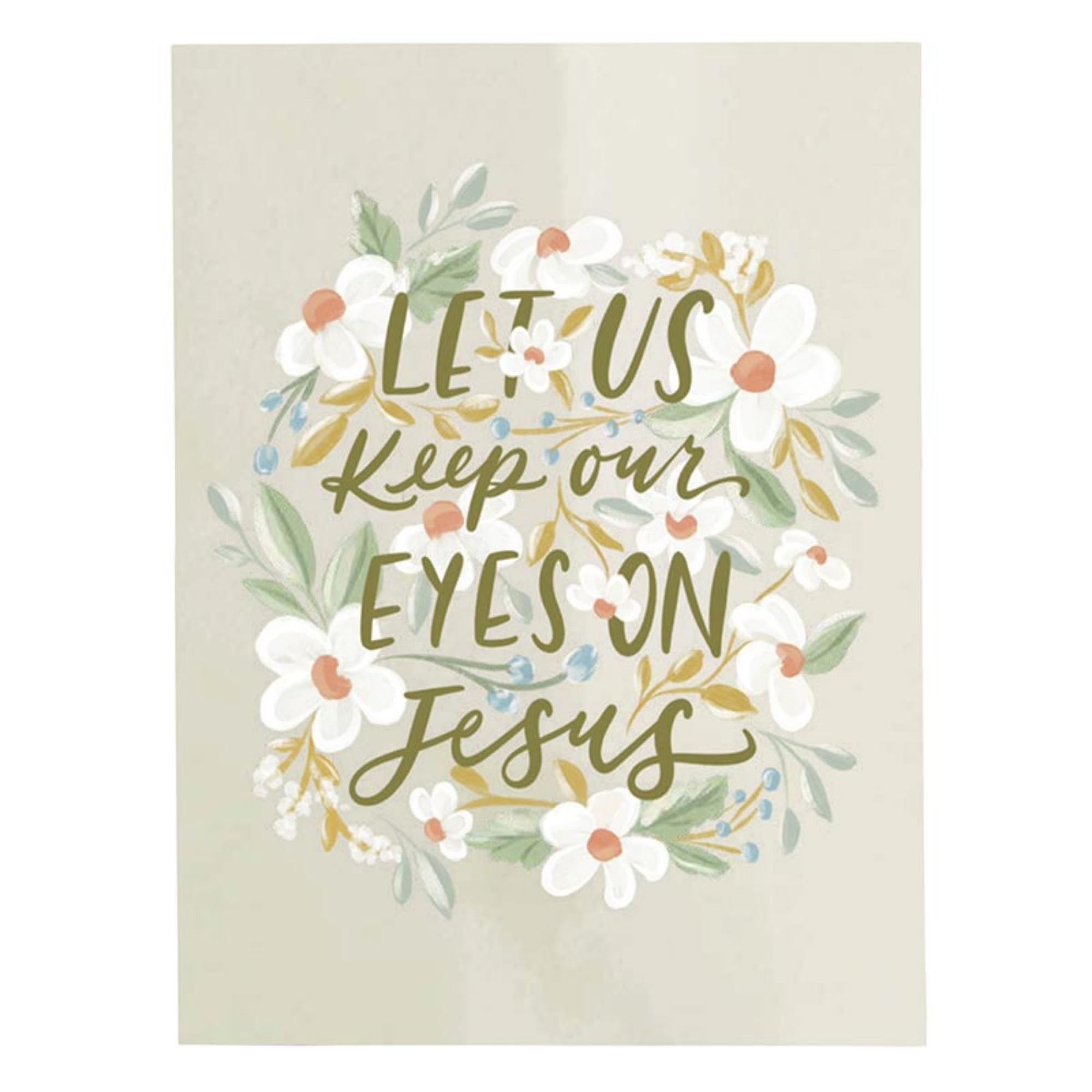 Creative Brands Journals - Faithworks Prayer Journal Sermon Notebook with Prompts, 6 x 8-Inch, Eyes On Jesus