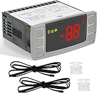 Vista 11 de Sustitución para Controlador de Temperatura Carel PJEZS0H100, para Refrigeradores/Congeladores de 115V 50/60hz, Termostato Digital Programable