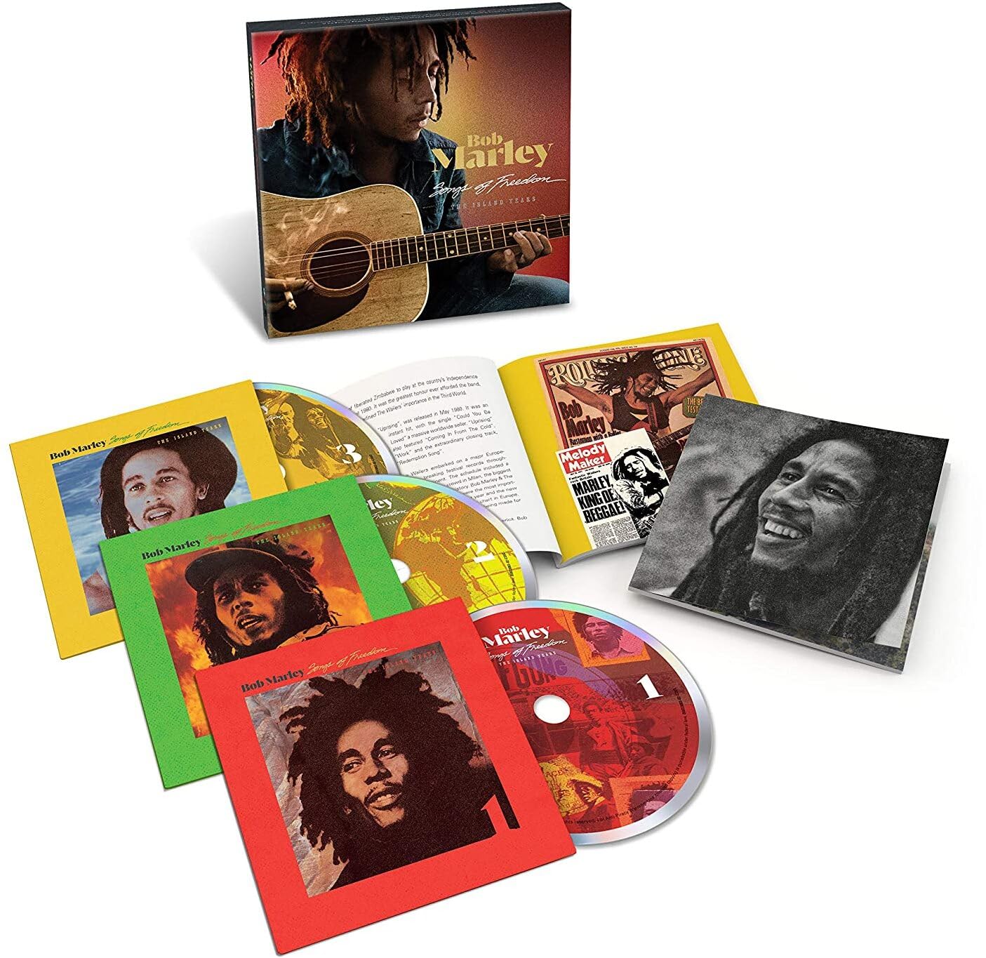 Marley Bob & The Wailers Songs Of Freedom Box Set 3 Cd New
