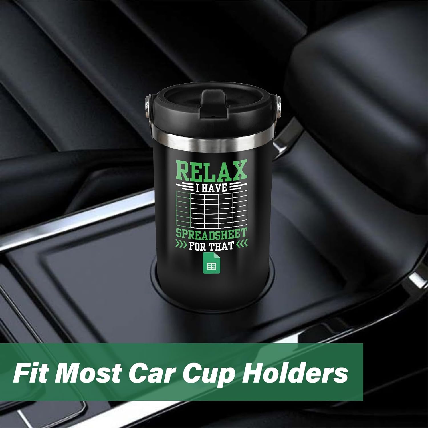 30oz Excel Tumbler, Spreadsheet Coffee Mug, Relax I Have A Spreadsheet For That Mug for Accountant, CPA, Coworker, Funny Spreadsheet Excel Gifts for Men Women - Image 4