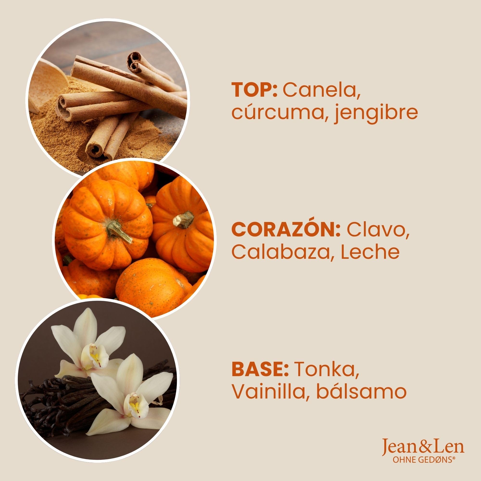 Jean & Len perfume capilar You’re My Cutie Chai, fórmula de cuidado con aminoácidos y pantenol, aroma invernal a especias chai, vainilla y naranja, con partículas de purpurina dorada, vegano, 105 ml