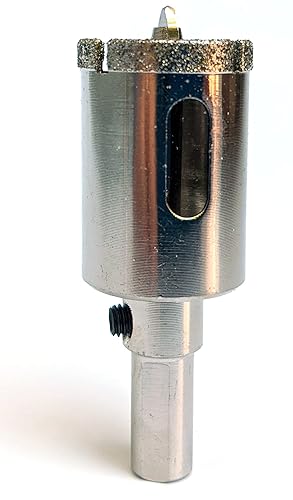 Miniatura 3 de Drilax Taladro de sierra de diamante de 1 pulgada, cuarzo, mármol, encimera de granito, cerámica, porcelana, agujeros de drenaje Terra COTA para