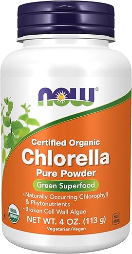 Now Foods Chlorella Pure Powder, 4-Ounce by Now Foods