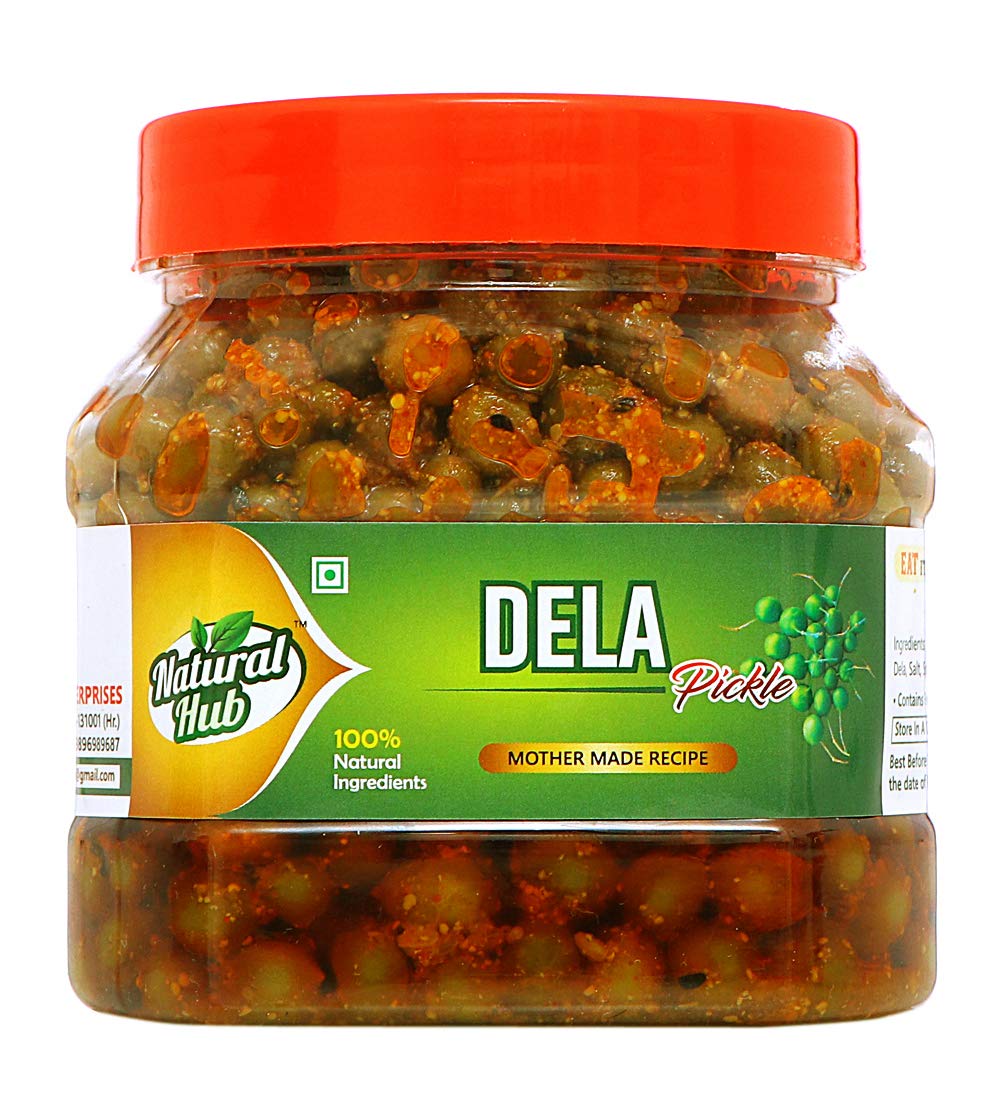 Natural Hub Mothermade Organic Dela Pickle, Teet ka Achaar (Dela, 500 gm)