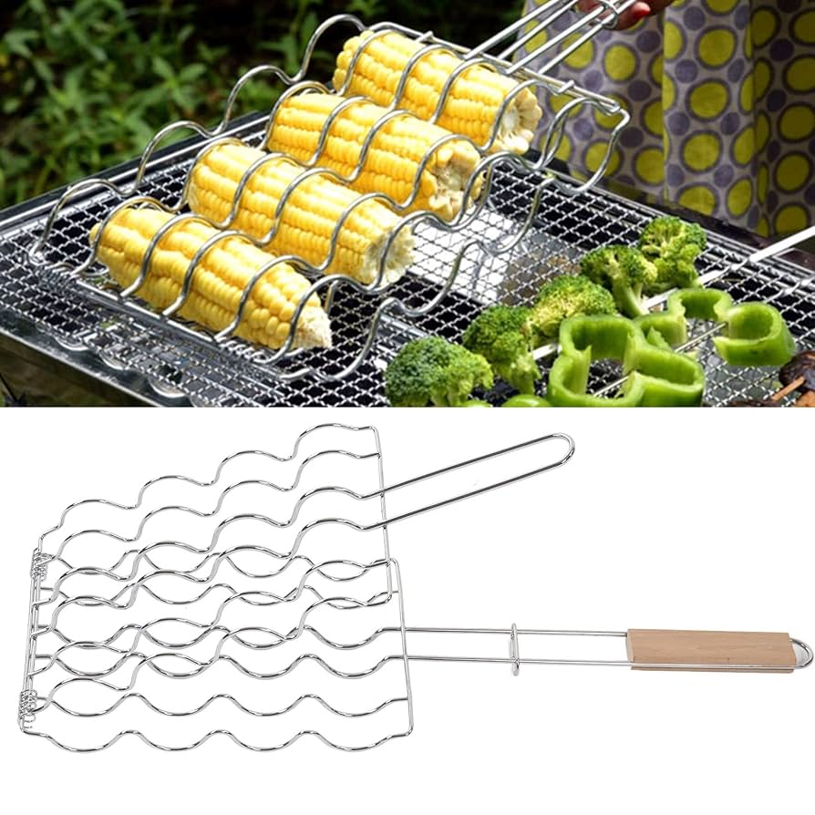 3Pcs BBQ Grilling Basket Stainless Steel Barbecue Grill Basket Tools Grill Mesh For Fish Vegetable Steak Bbq Tools I.1268143147