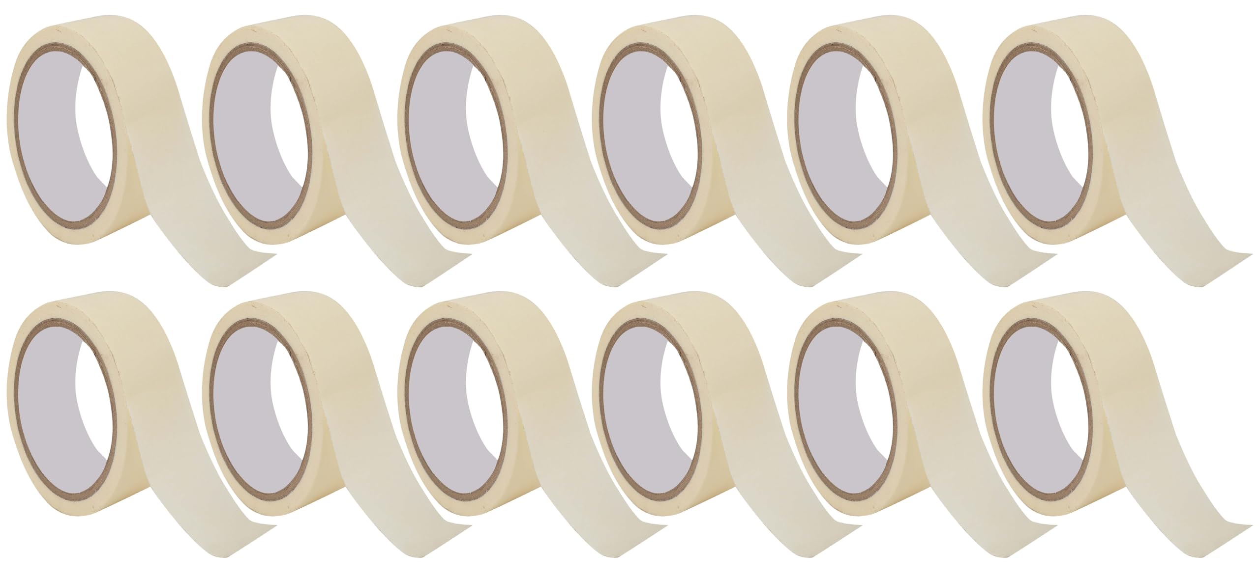 GLUN® Masking Tape 2 Inch 20 Meter Multipurpose for Carpenter, Labelling, Painting, no leave adhesive after use Pack of 12 (B0BY961ZFZ) Amazon Price History, Amazon Price Tracker