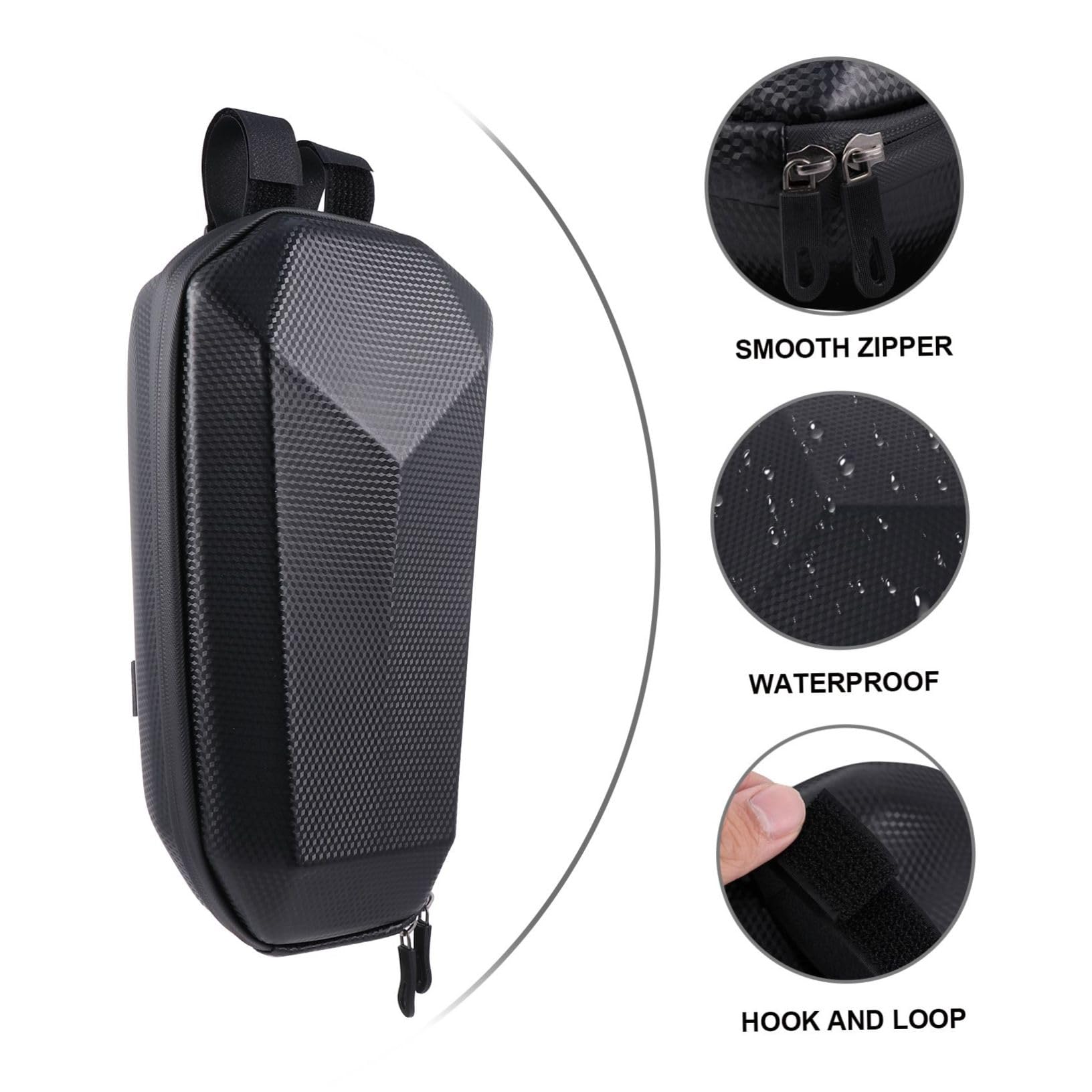 Eva wasserdichte Lenker Tasche mit Hartschale für Fahrrad Front Aufbewahrungstasche mit Partition Einfache Montage Geeignet für Handy Werkzeug Schlüssel Kleine Flasche