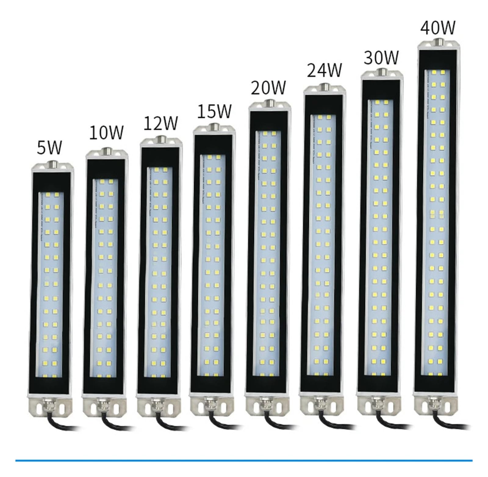 22-95CM Lampa robocza LED do obrabiarek Wodoodporna maszyna CNC Warsztat tokarki Oświetlenie 24 V / 220 Wysoka jasność(69cm cool white,DC24-36V)