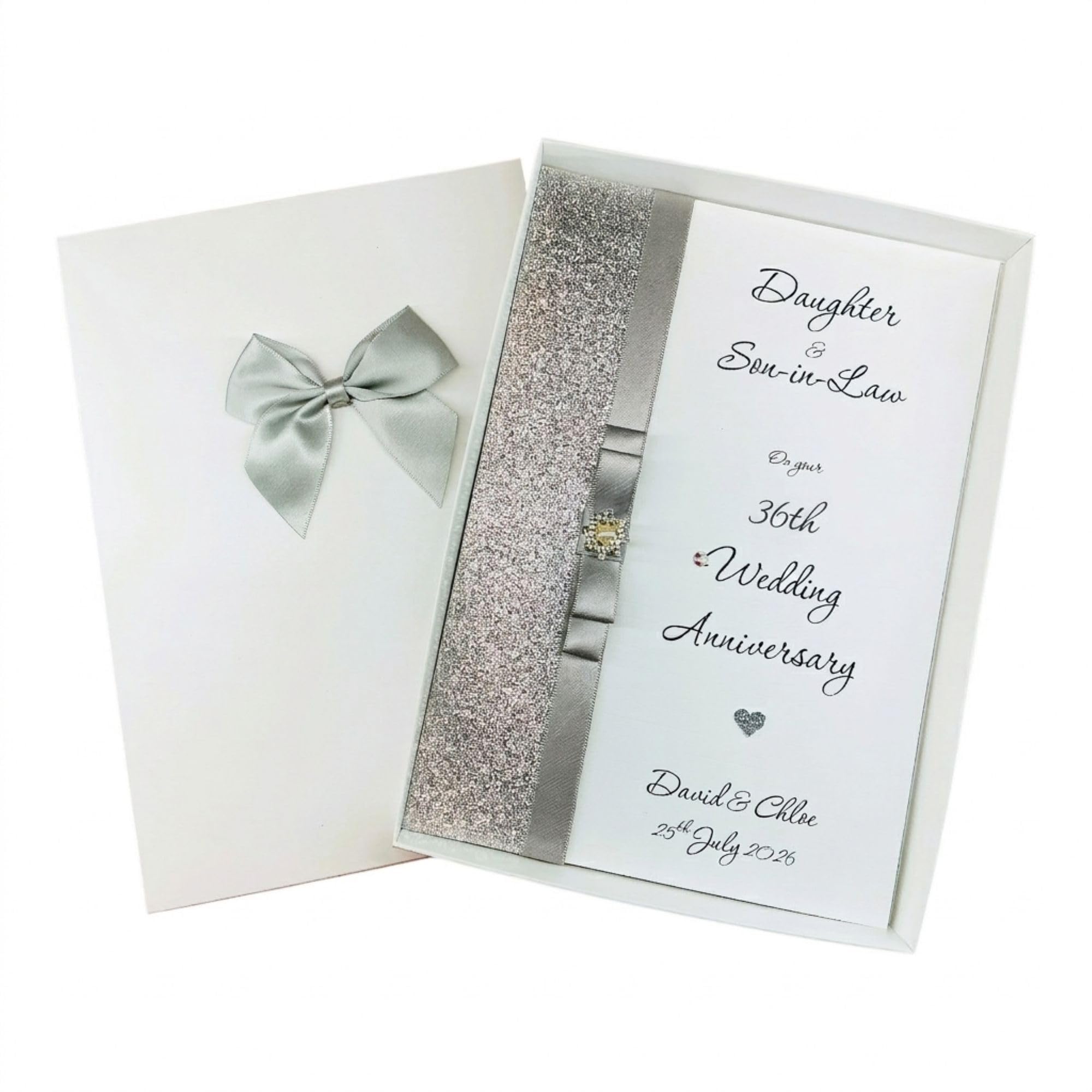 Daughter & Son-in-Law 36th Wedding Anniversary Card 36 Years - LB 261