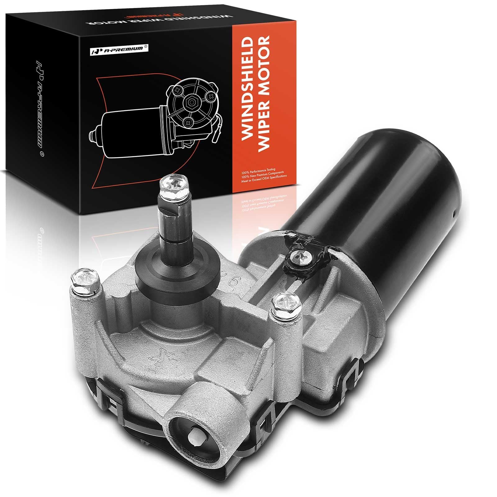 A-Premium Front Windshield Wiper Motor Compatible with Ford Crown Victoria, E-150, E-250, E-150/E-350 Club Wagon, E-350/E-450 Super Duty, Explorer Sport Trac & Mercury Grand Marquis, Marauder, 4+8-Pin