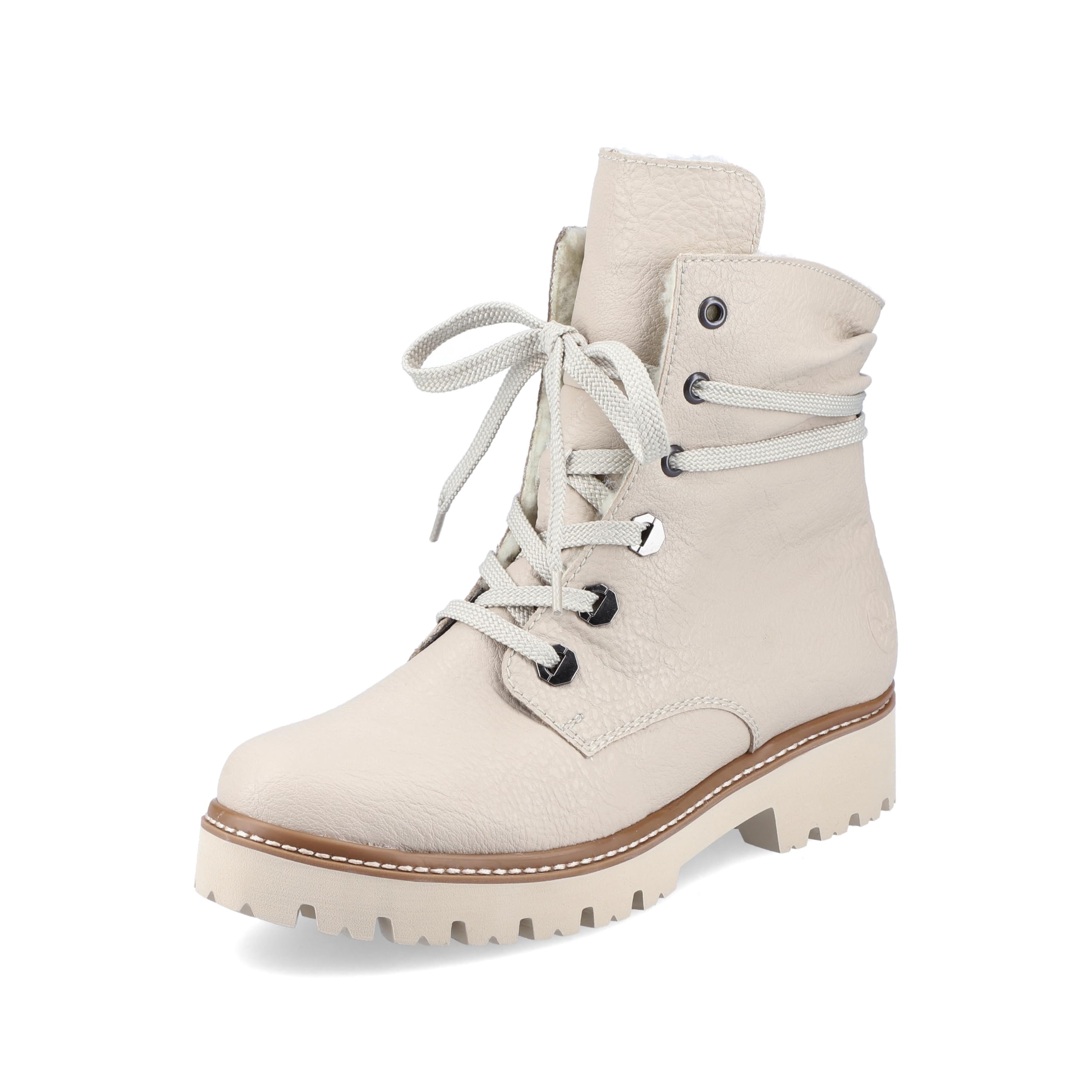 Rieker Z5724 modieuze laarzen voor dames, beige, 42 EU