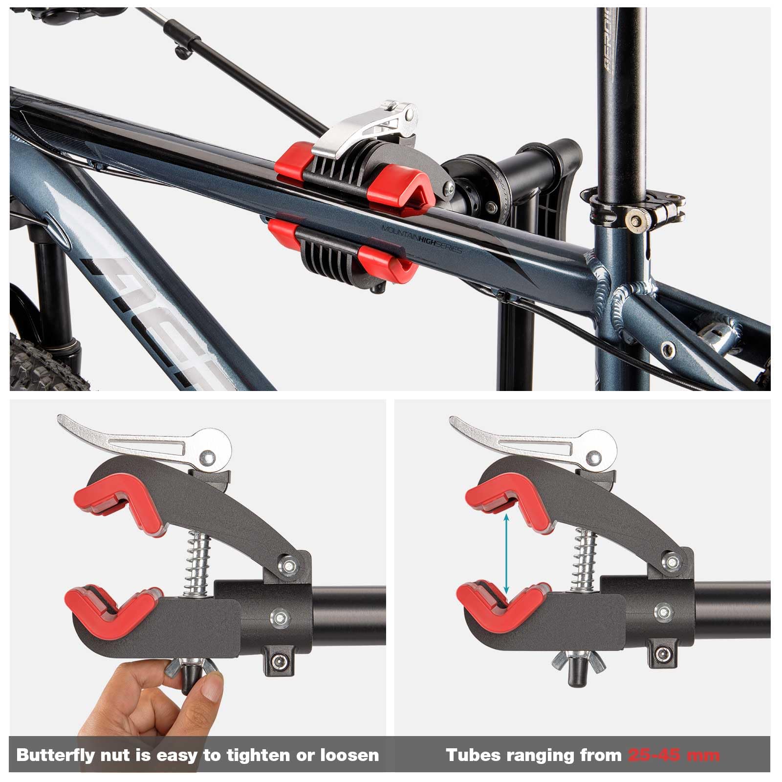 CXWXC Fahrradreparaturständer – E‑Bike-Ständer für Wartungsarbeiten – Werkstattständer für E‑Bikes – Reparaturständer für Mountainbikes und Rennräder, geeignet für Werkstatt und Heimmechaniker