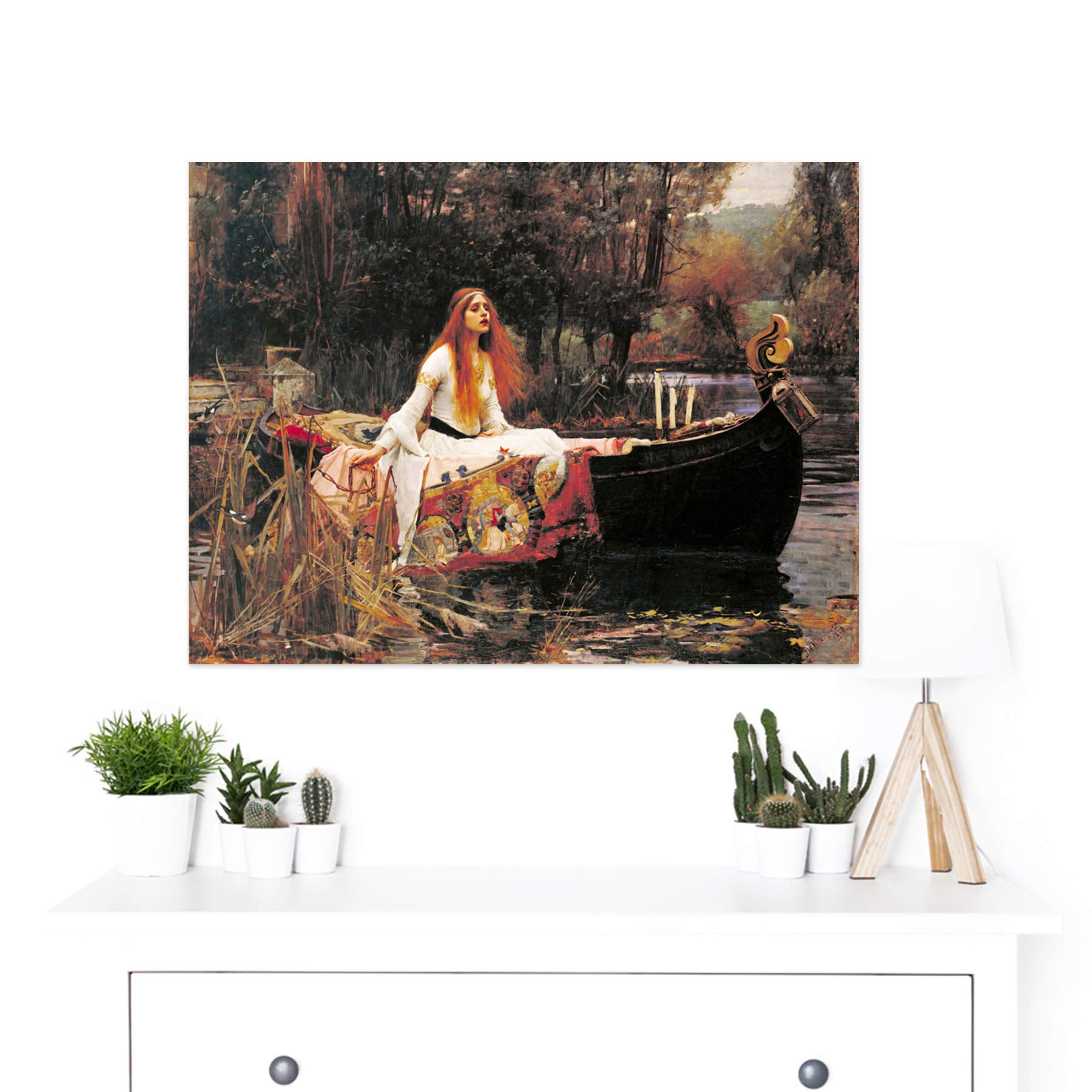 Amazon.com: John William Waterhouse The Lady Of Shalott Edit Large