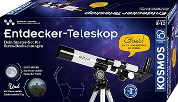 Kosmos Explorer Telescope Starter Set for Beginners and Children from 8 Years