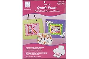 June Tailor Quick Fuse Iron-On Inkjet Fabric Sheets