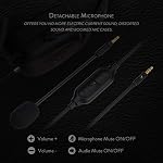 Redragon H510 Zeus Wired Gaming Headset - 7.1 Surround Sound - Memory Foam Ear Pads - 53MM Drivers - Detachable Microphone - Multi Platform Headphone - Works with PC/PS4 & Xbox One, Nintendo Switch