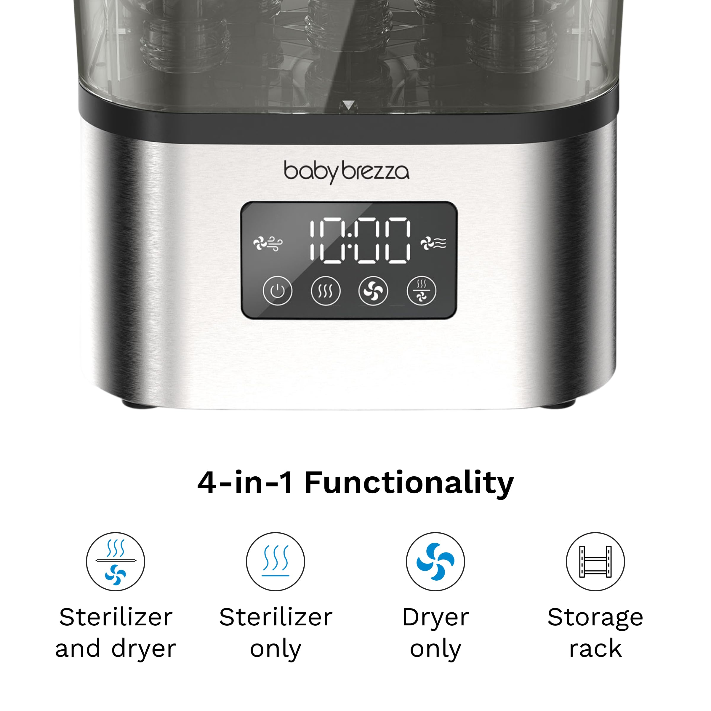 Amazon.co.jp: Baby Brezza SuperQuick 10分滅菌乾燥機 ステンレス
