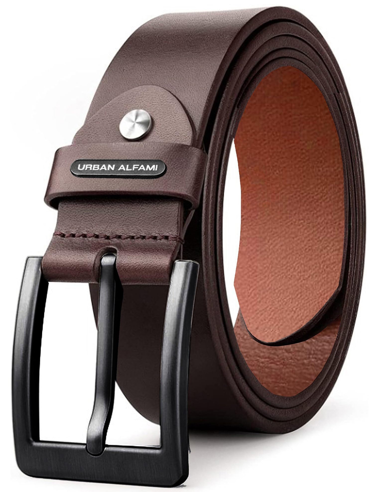 Genuine Leather Belt for Men | Brown | DD-20 | Size 44-image-18