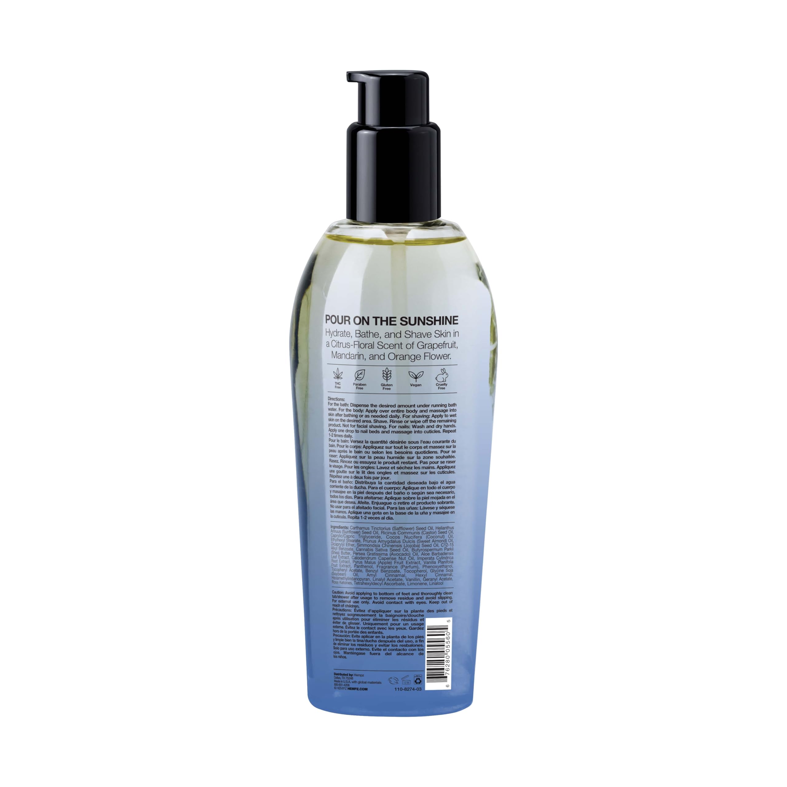 Amazon.com : Hempz Triple Moisture Fresh Citrus Herbal Hydrating