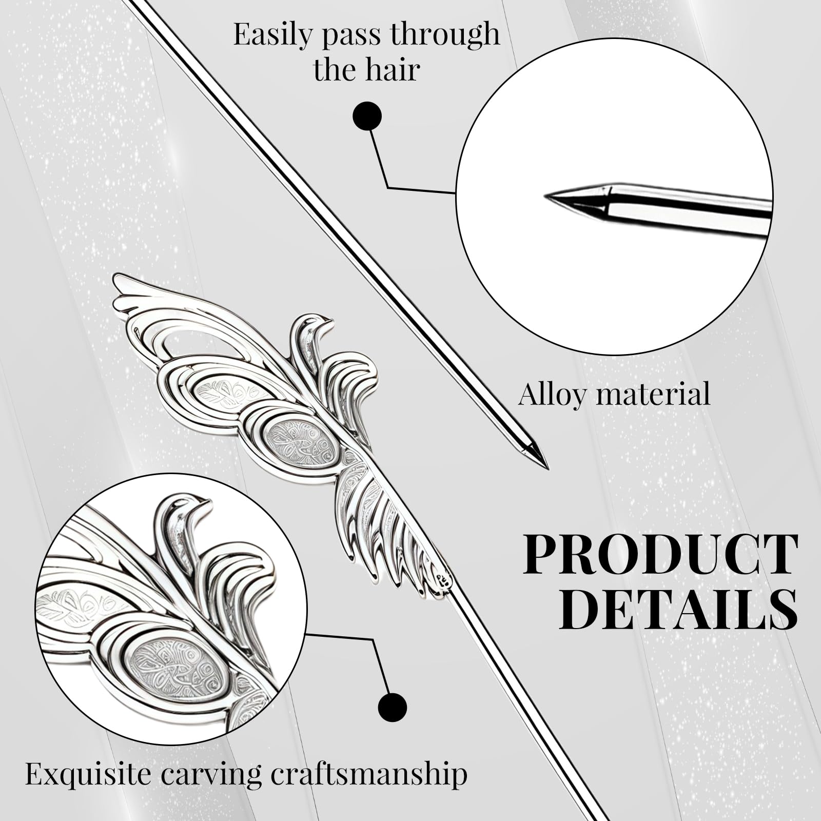 Auiremrti Alloy Hairpin for Women Costume Accessory, Props, Decoration for Maomao Cosplay from The Apothecary Diaries - Image 3