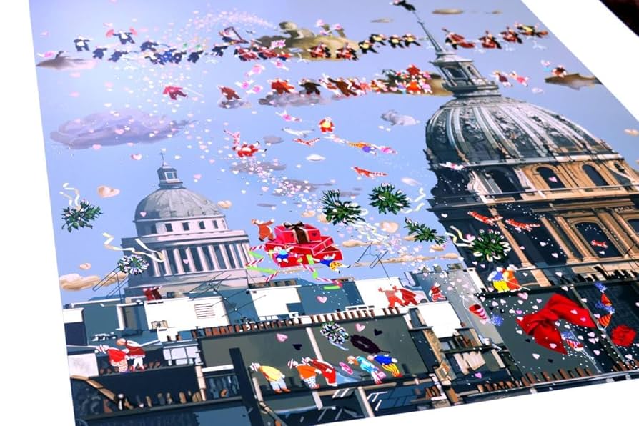 【ヒロ・ヤマガタ】　山形博導　　パリスオーケストラ　　シルクスクリーンシート Amazon.co.jp: 真作 ヒロ ヤマガタ 「パリスオーケストラ」 山形