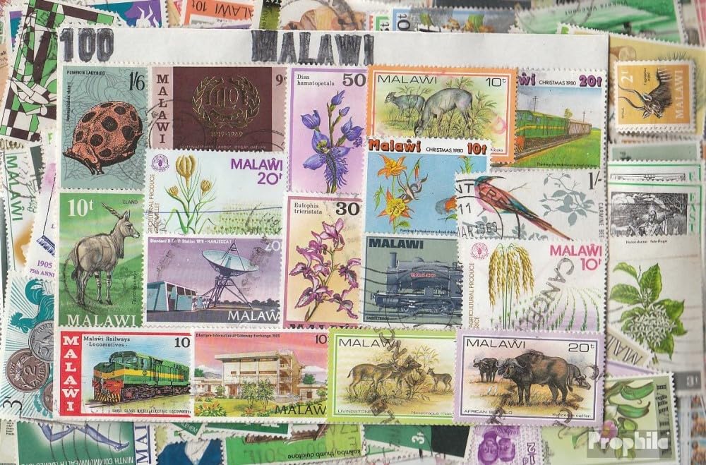Malawi 200 varios sellos (sellos para los coleccionistas)