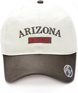 HOBOKEN Baseball Cap, White and Brown, Two-Tone with Embroidered Logo Price In India