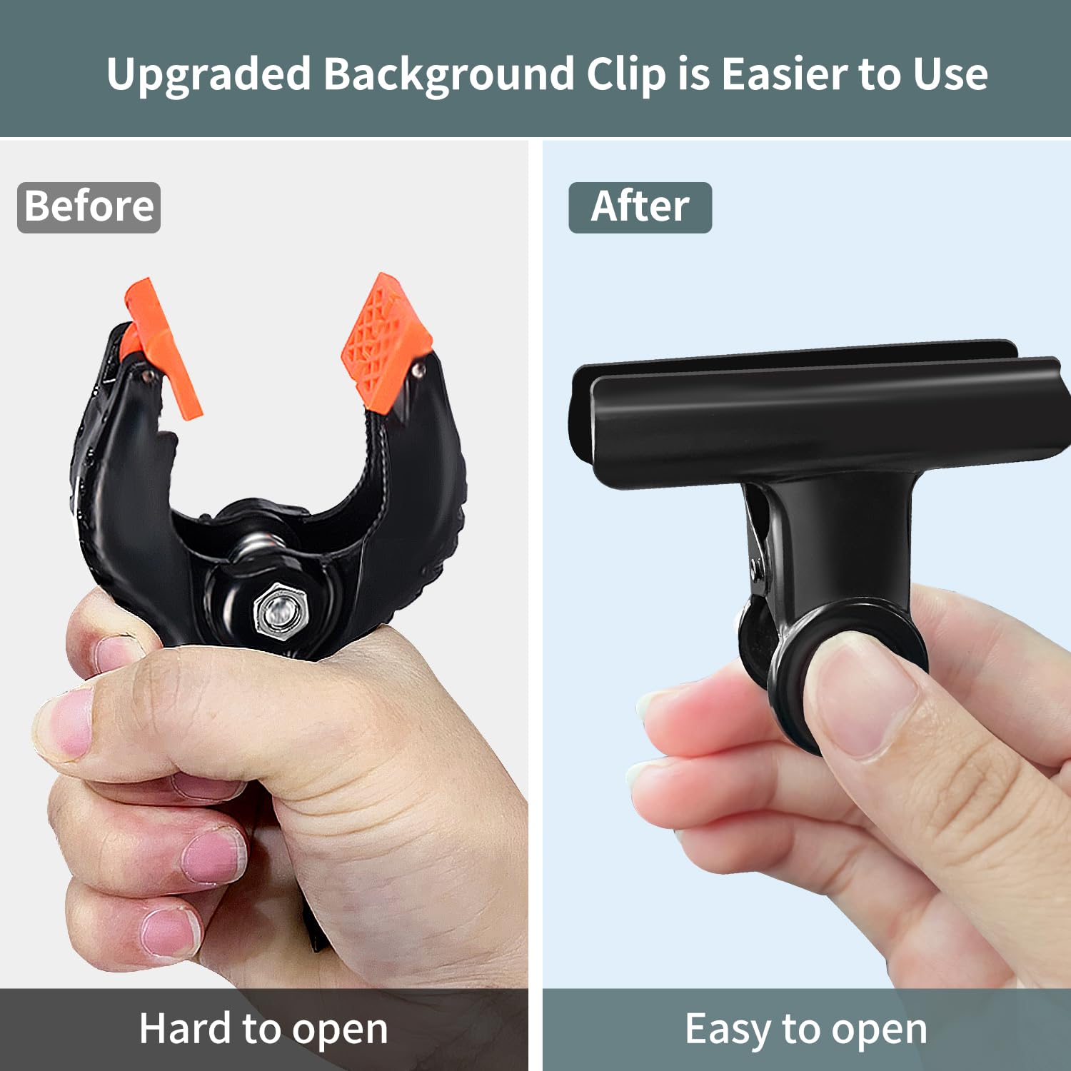 HEMMOTOP Tisch-Hintergrundständer – Verstellbar 38,1-89,9 Cm, Breite 100,1 Cm, Mit 3 Clips Für Produktfotos