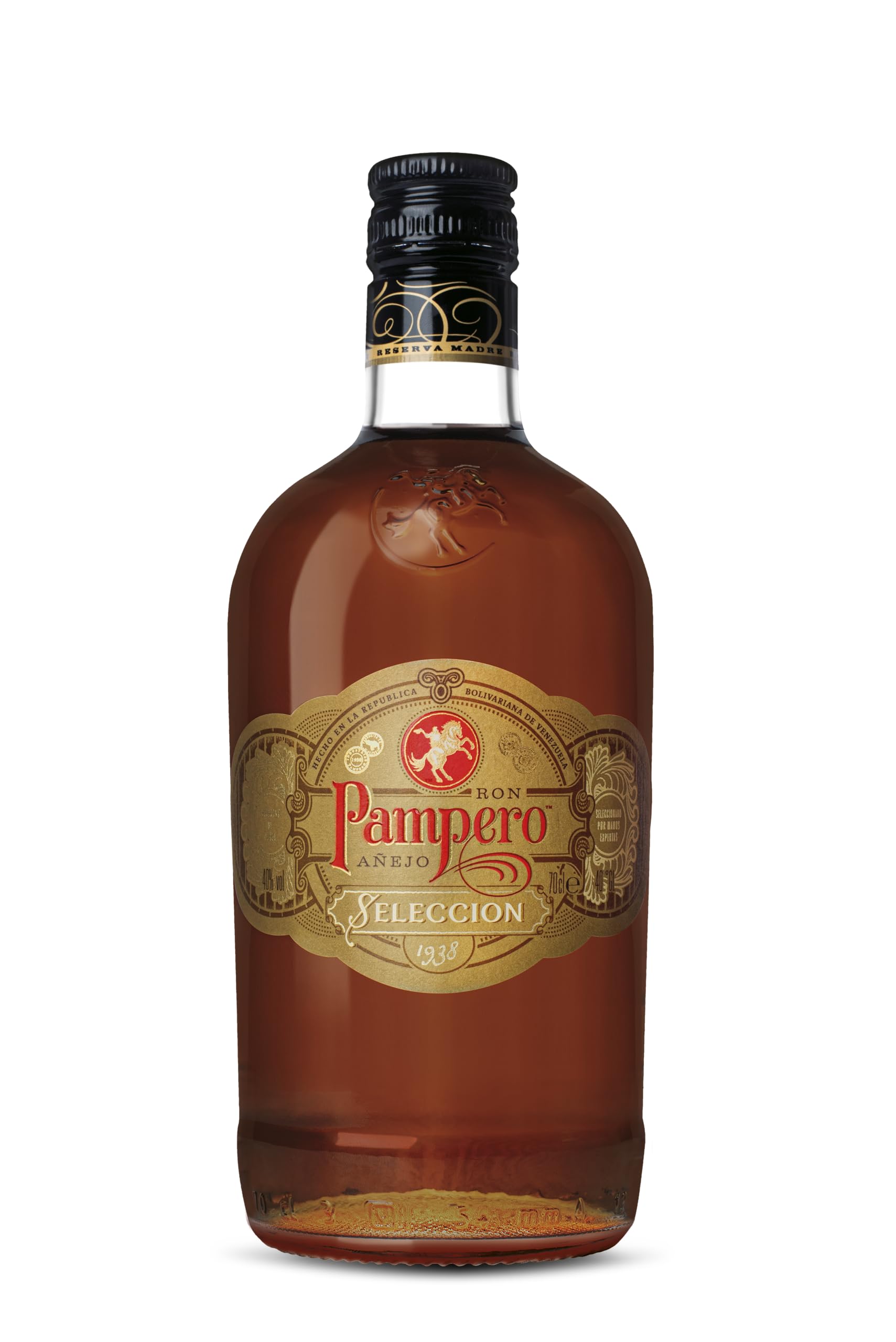 Pampero Seleccion - Authentic Premium Rum from Venezuela, 40% ABV, 70cl – Award Winning Rum Created with Pampero’s Signature and Handpicked from 10 Different Barrels