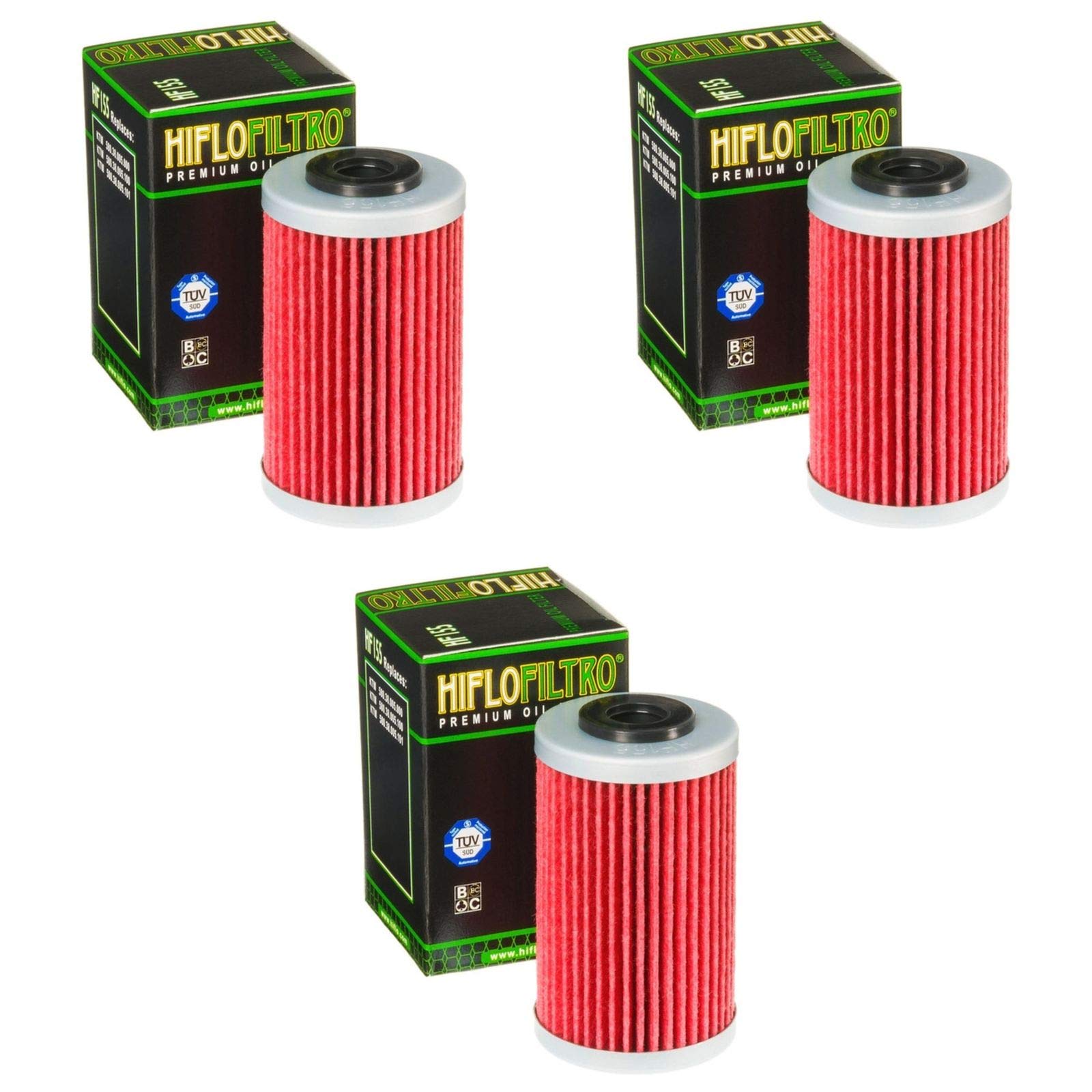 3x Filtri olio Husaberg FS 650 E 04-08 Hiflo HF155