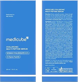 medicube Hyaluronic Multi Peptide PDRN Serum for Glowing and Soothing | Lightweight Water Plumping Radiant Facial Serum for All Skin Type, Hydrating Moisturizer, Korean Skincare | 30ml 1.01fl.oz.
