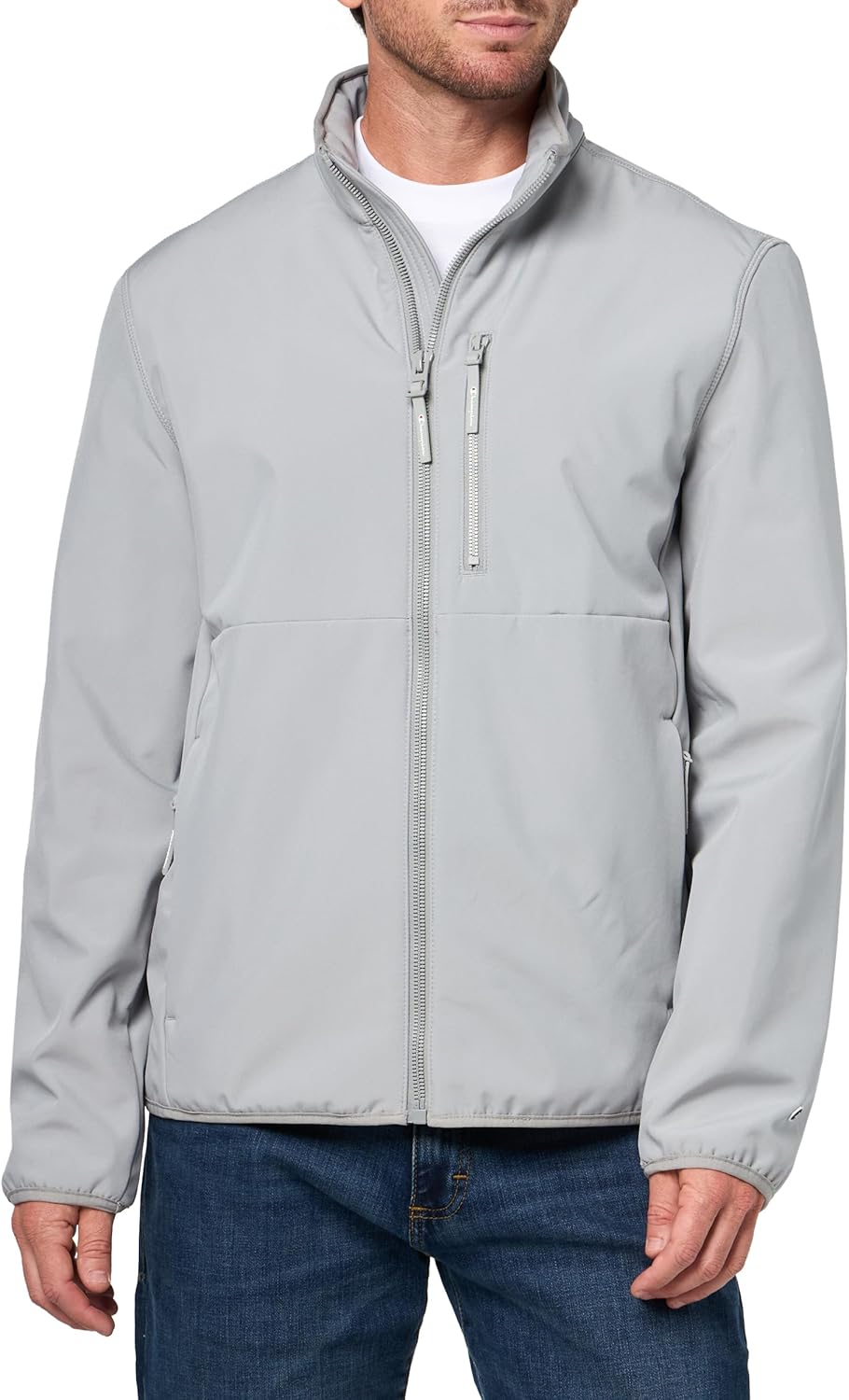Champion mens Lightweight Active Soft Shell Jacket With Stand Collar - Image 6