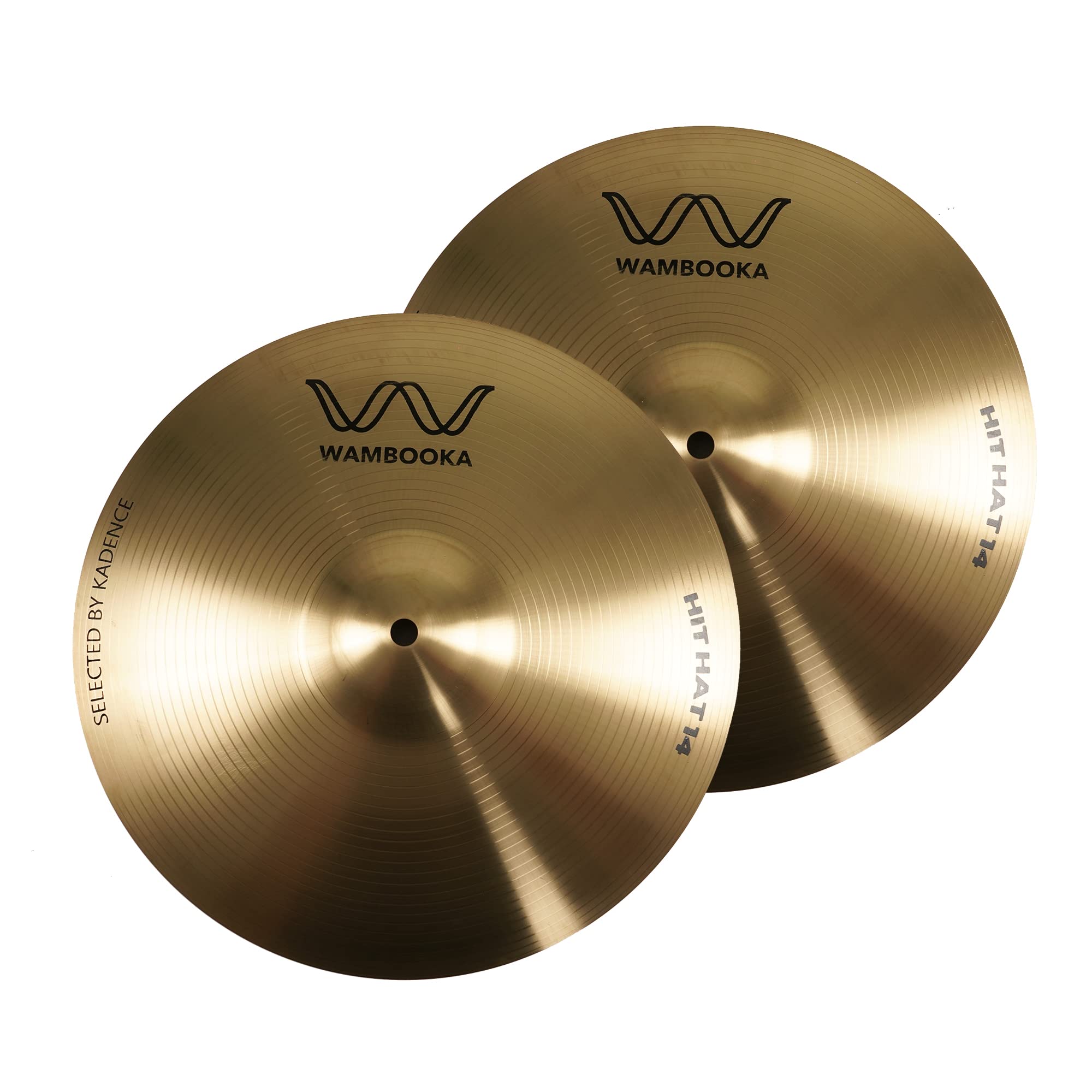 Cymbals HCS piatto Hi-hat 14 pollici (35,56cm) per Batteria – Coppia – Finitura Tradizionale Alloy