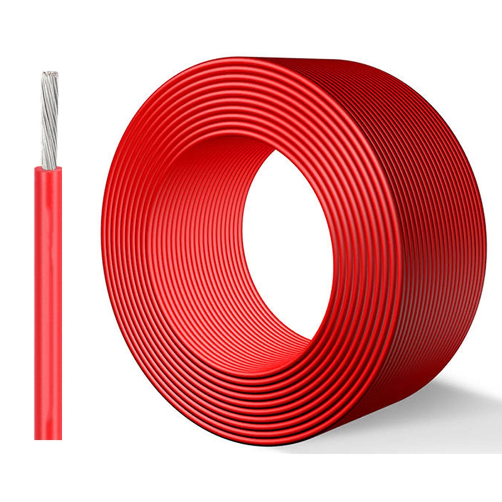 Fil électrique en téflon 300V pour câblage électronique toronné de calibre 24 AWG en 328ft