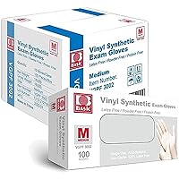 Vista 11 de Jointown Basic Medical - Guantes de examen de vinilo transparente, sin látex y sin polvo, VGPF-3004 (caja de 1000), extra grandes