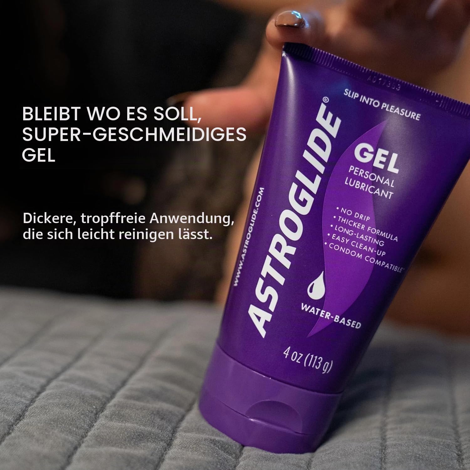 Astroglide Gel Personal Lubricant Super Slick Gel Formula Glides on Like Liquid Velvet and Easily Rinses Off in Water : Size 4 Oz. (Pack of 3) by Astroglide
