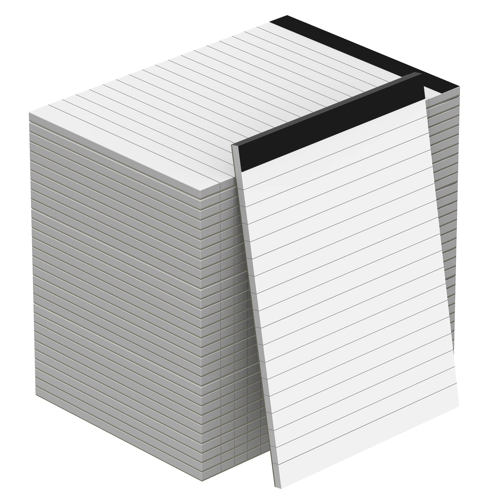 Nichela Notepad for Daily Planning and Organization of Work – 4 x 6-inches Lined Paper – Thick Bright White Paper – 30 Pages – Note Pads Ruled Pages –